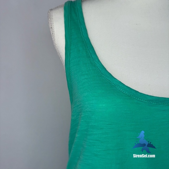 1166 J. Crew Zipperback Tank - Size S - Green - Picture 3 of 13